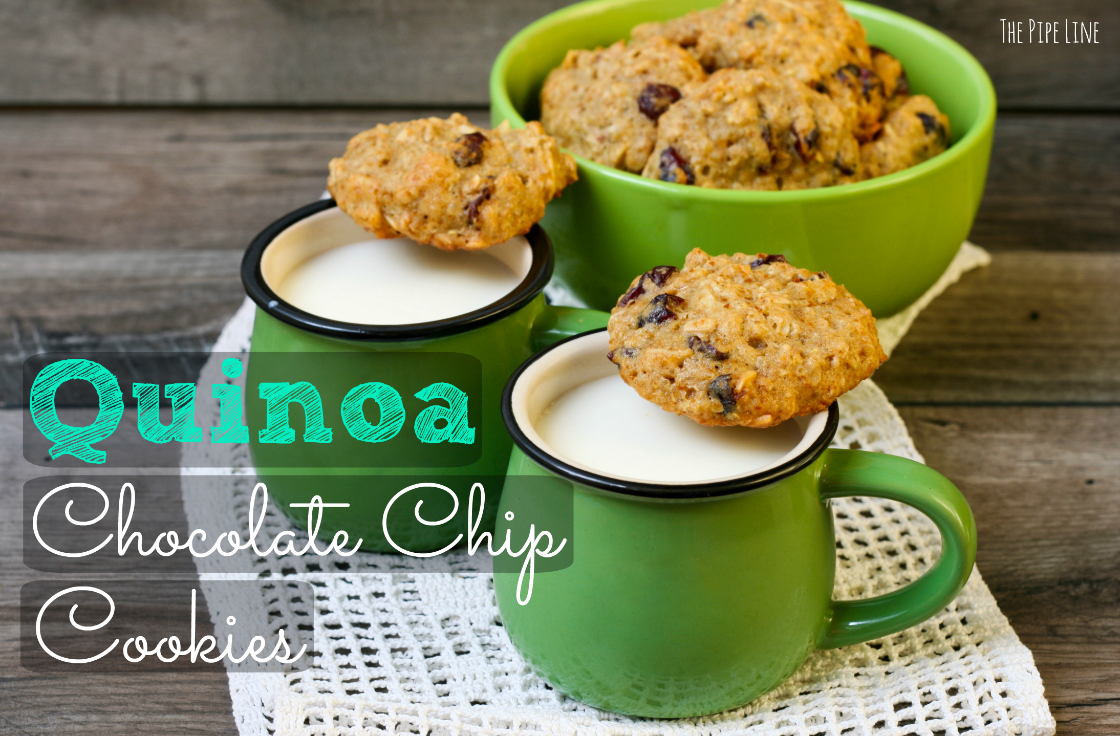 Piping Rock - The Pipe Line - Quinoa Chocolate Chip Cookies Recipe - Vegan - Gluten Free