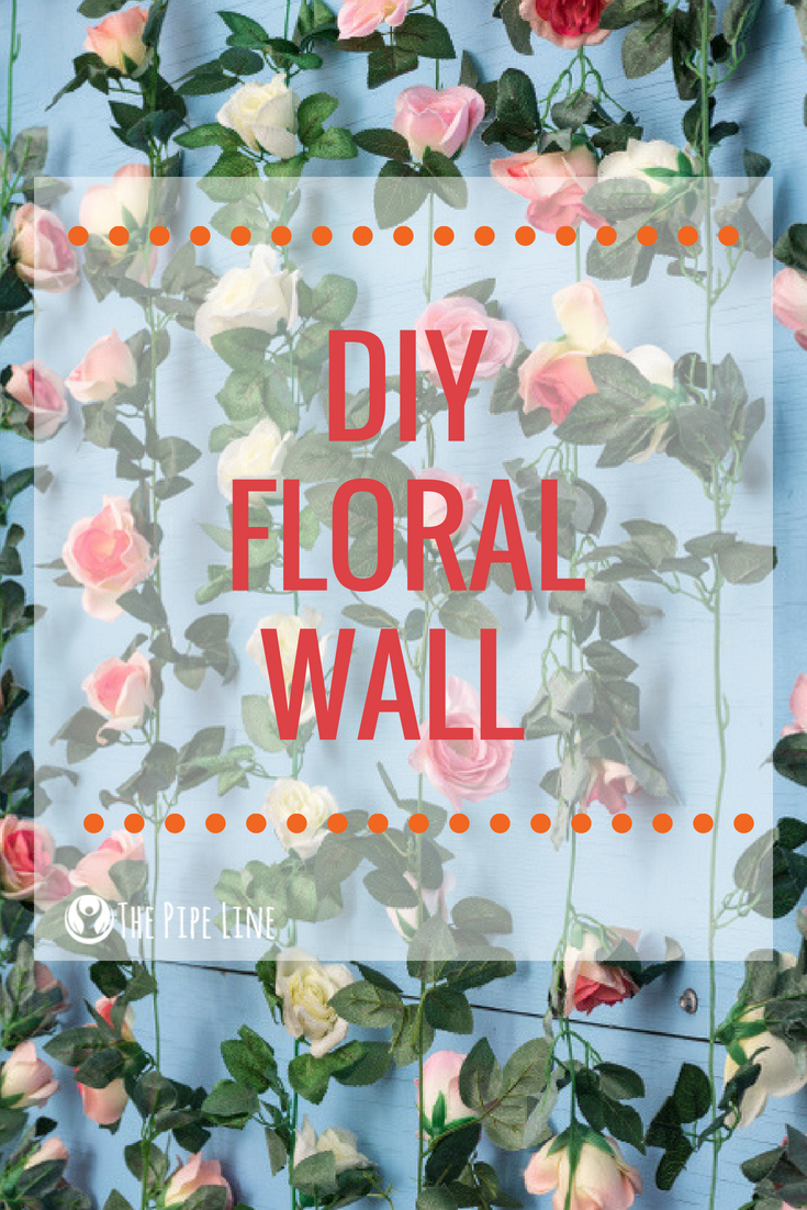 DIY Floral Wall